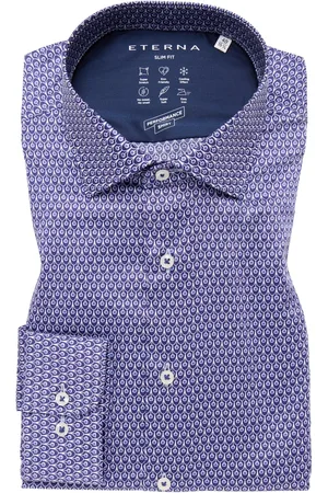 ETERNA SLIM FIT Performance Shirt in bedruckt