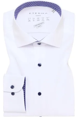ETERNA SLIM FIT Performance Shirt in unifarben