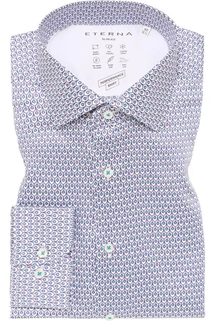 ETERNA SLIM FIT Performance Shirt in bedruckt