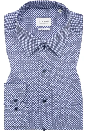 ETERNA COMFORT FIT Hemd in bedruckt