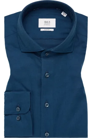 ETERNA SLIM FIT Hemd in unifarben