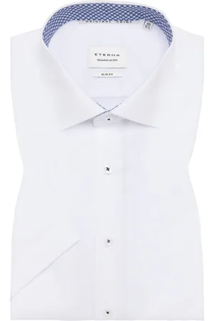 ETERNA SLIM FIT Original Shirt in unifarben