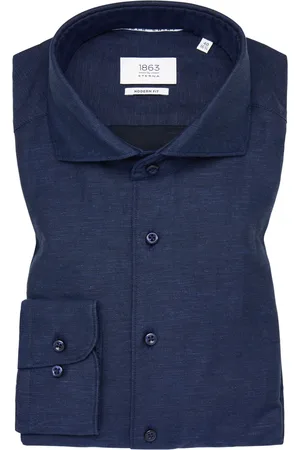 ETERNA MODERN FIT Linen Shirt in unifarben
