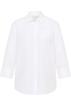 ETERNA Linen Shirt Bluse in unifarben