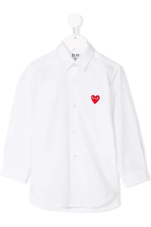 Comme des Garçons Hemd mit Stickerei