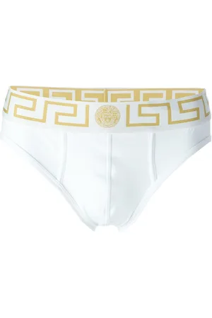 VERSACE Slip mit "Greca"-Bund
