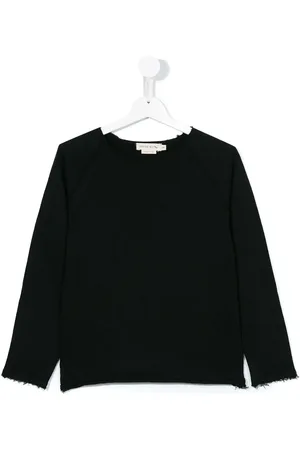 Le pandorine Sweatshirt mit ausgefransten Kanten