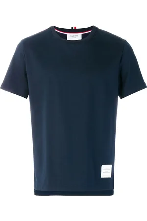 Thom Browne T-Shirt mit seitlichen Schlitzen