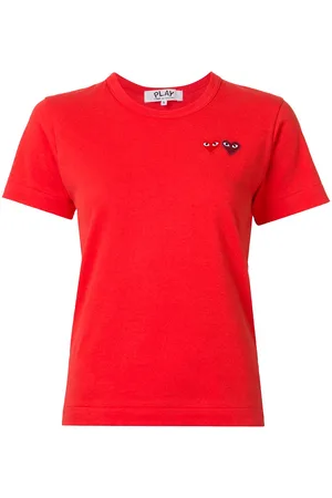 Comme des Garçons T-Shirt mit Logo-Stickerei