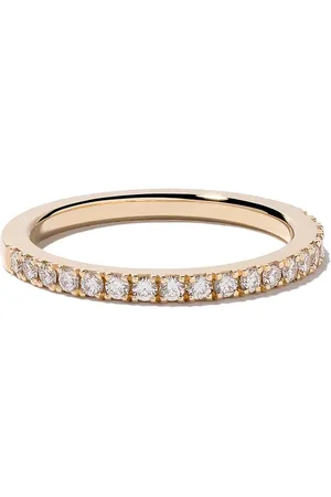De Beers 18kt DB Classic Gelbgoldring mit Diamanten