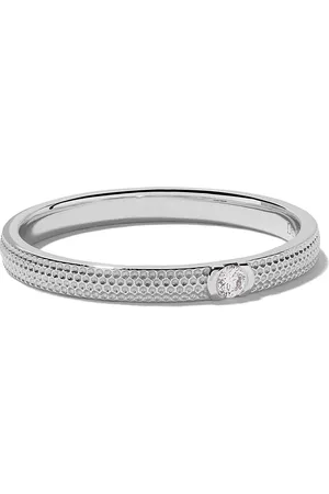 De Beers 18kt Talisman Azulea Weißgoldring mit Diamant
