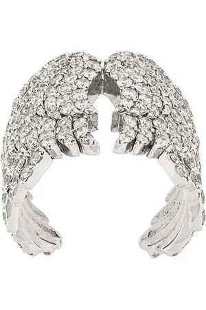 MONAN 18kt Weißgoldring mit Diamanten