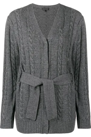 Cashmere In Love Cardigan mit Zopfmuster