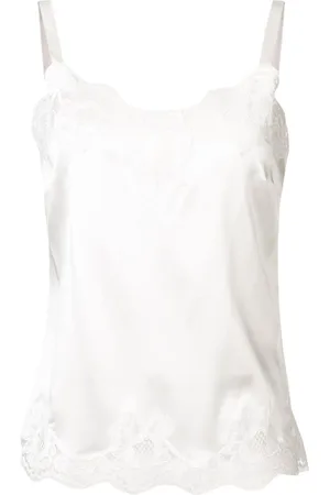 Dolce & Gabbana Top mit Spitzensaum