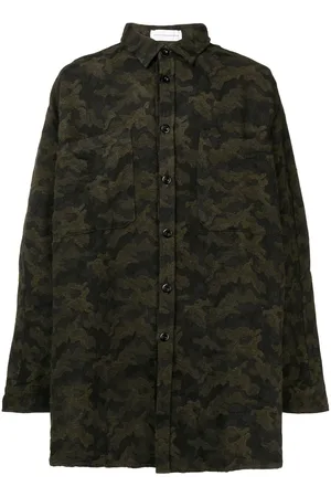 FAITH CONNEXION Oversized-Hemd mit Camouflage-Print