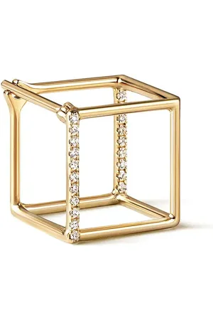 SHIHARA Quadratischer Ohrring mit Diamanten