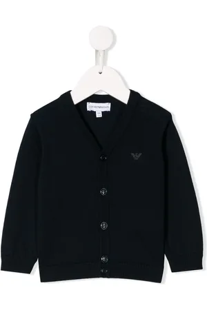 Emporio Armani Cardigan mit Logo-Print