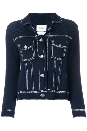 Barrie Cardigan im Jeansjacken-Look