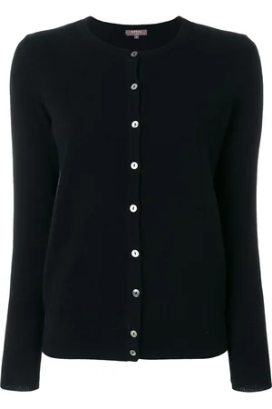 N.PEAL Cardigan mit Rundhalsausschnitt