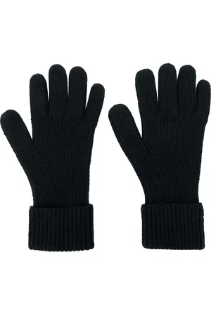 N.PEAL Gerippte Handschuhe aus Kaschmir