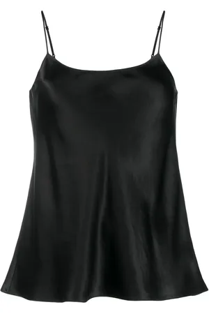 Vince Top im Metallic-Look