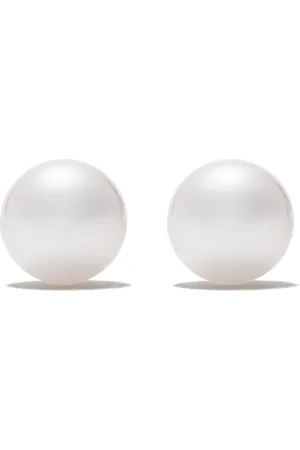 Tasaki 18kt Weißgoldohrringe mit Akoya-Perle
