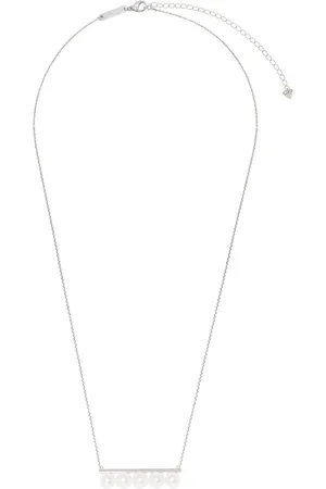 Tasaki 18kt Collection Line Balance Weißgoldhalskette