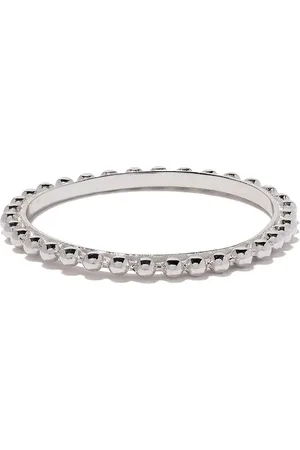 WOUTERS & HENDRIX 18kt Weißgoldring im Kugelketten-Design