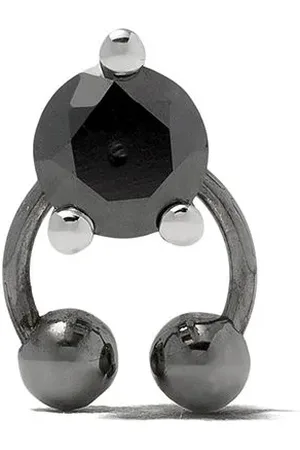 DELFINA DELETTREZ 18kt Weißgoldohrstecker mit Diamanten