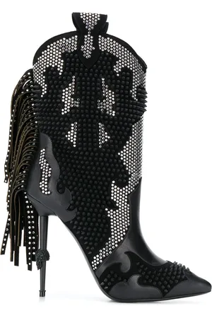 Philipp Plein Verzierte Cowboystiefel