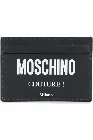 Moschino Kartenetui mit Logo-Print