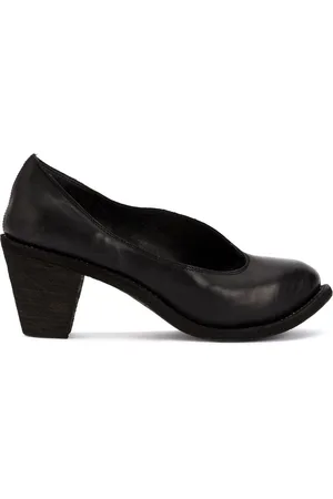 GUIDI Pumps mit Blockabsatz