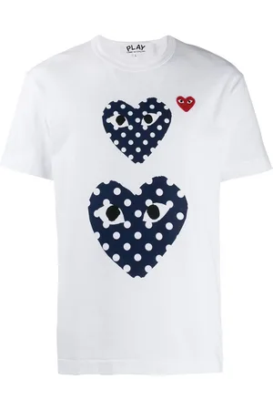 Comme des Garçons T-Shirt mit Herz-Print