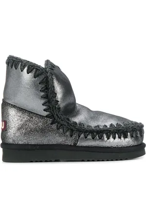 Mou Stiefel mit gewebtem Detail