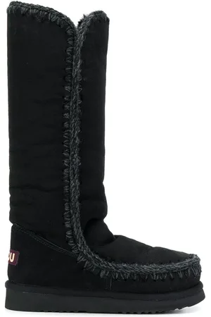 Mou Stiefel mit gewebtem Detail