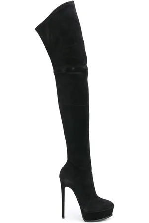 Casadei Overknee-Stiefel mit Stiletto-Absatz