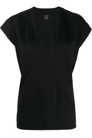 Frame T-Shirt mit V-Ausschnitt