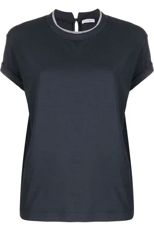 Brunello Cucinelli Verziertes T-Shirt