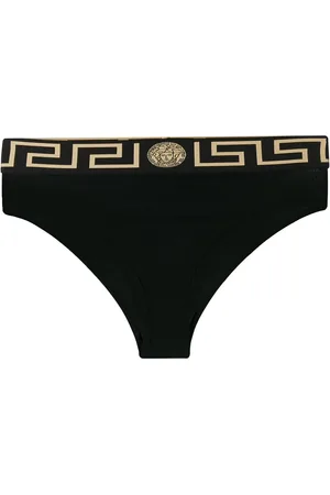 VERSACE Greca Border high-waisted briefs