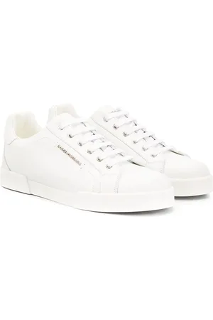 Dolce & Gabbana TEEN Sneakers mit Logo-Schild