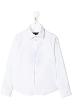Emporio Armani Hemd mit Logo-Stickerei