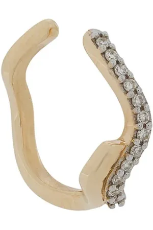 Maria Black Ear Cuff mit Diamanten