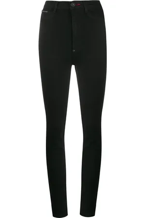 Philipp Plein Jeggings mit hohem Bund