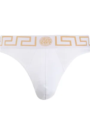 VERSACE Slip mit Greca-Bund