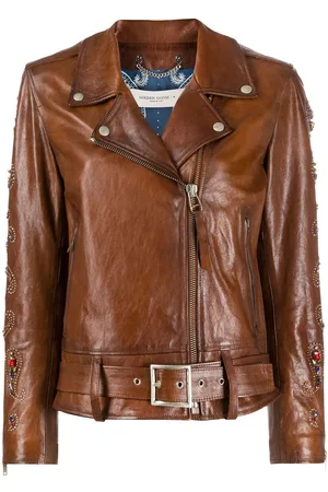 Golden Goose Verzierte Bikerjacke