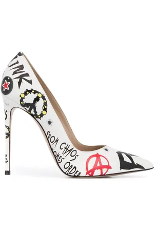 LE SILLA Spitze Pumps mit Print