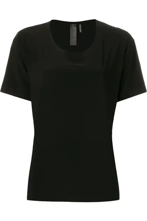 Norma Kamali T-Shirt mit U-Ausschnitt