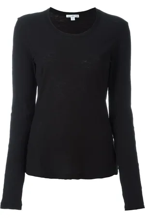 James Perse Langarmshirt mit Rundhalsausschnitt