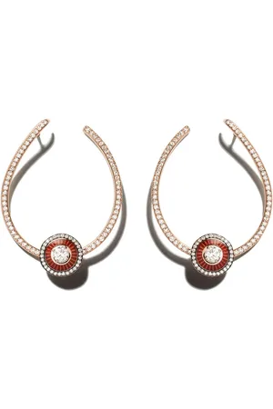 SELIM MOUZANNAR 18kt Rotgoldohrringe mit Diamanten