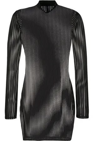 MAISON CLOSE Gestreiftes Strickkleid